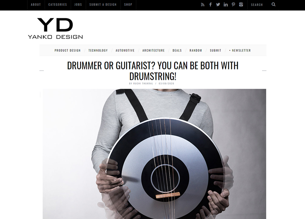 DRUMMER OR GUITARIST? YOU CAN BE BOTH WITH DRUMSTRING!
